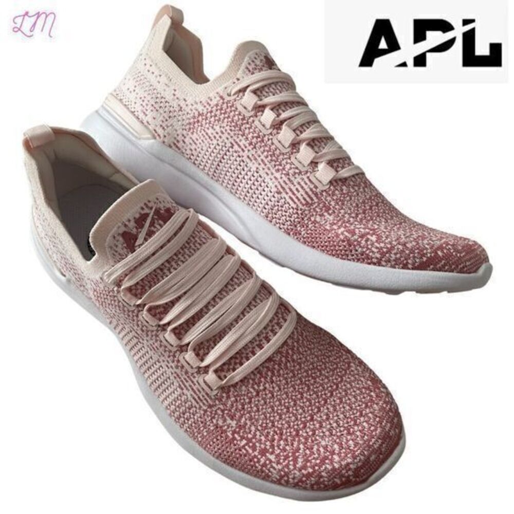 APL NWOB Techloom Breeze Sneaker Revolve Size 9.5 Creme Cedar Ombre